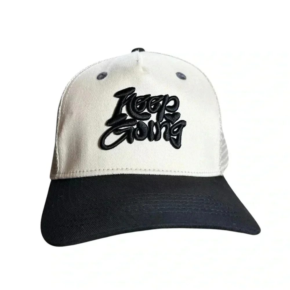 Beautiful Bastard Keep Going SnapBack Hat (w/ Raised Embroidered Type)